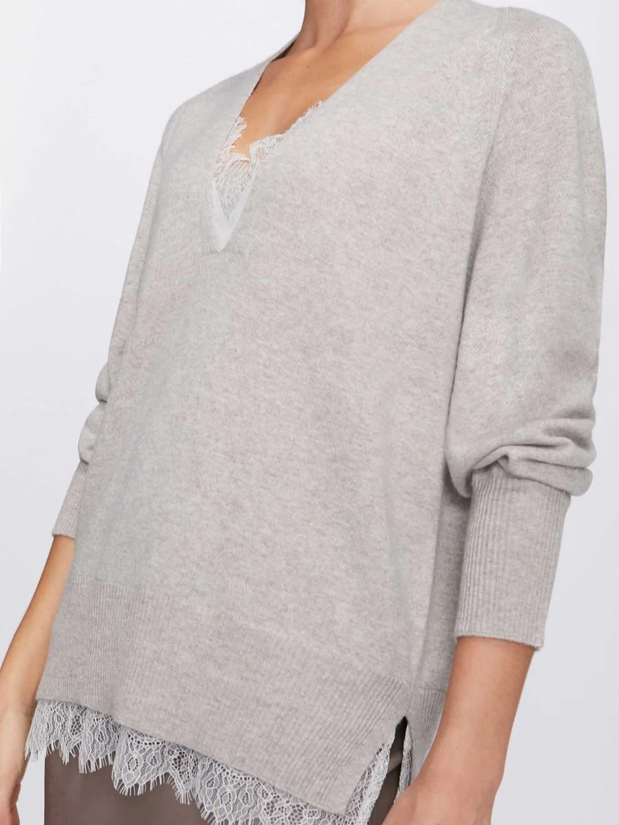 The Lace Vee Looker Pullover - Image 6