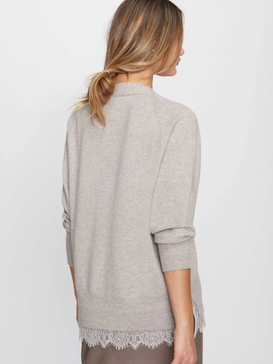 The Lace Vee Looker Pullover - Image 7