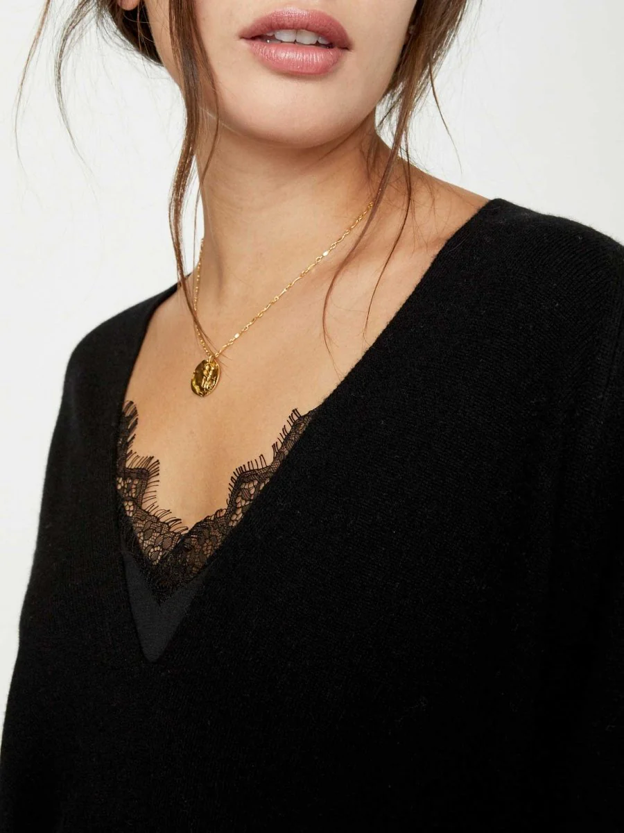 The Lace Vee Looker Pullover - Image 5