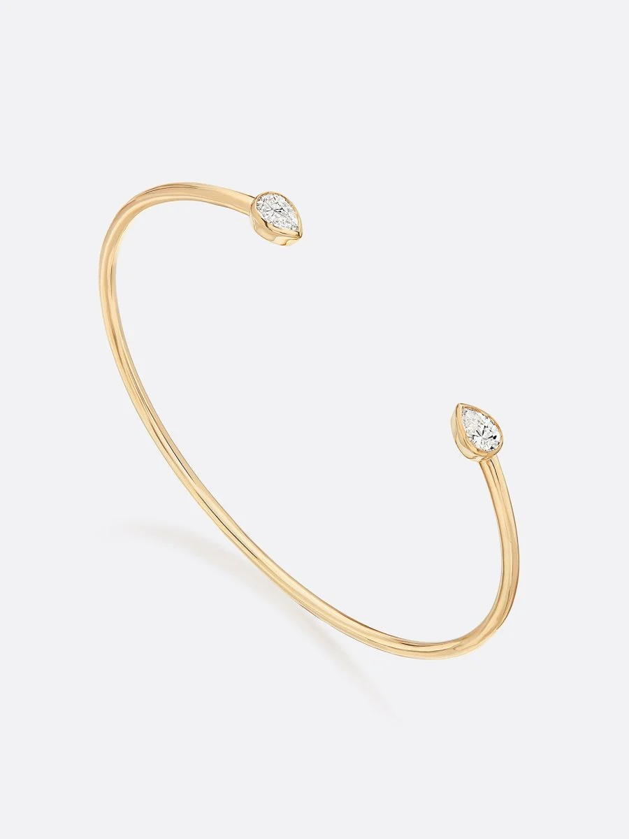 Romance Pear Diamond Droplet Bracelet - Image 4