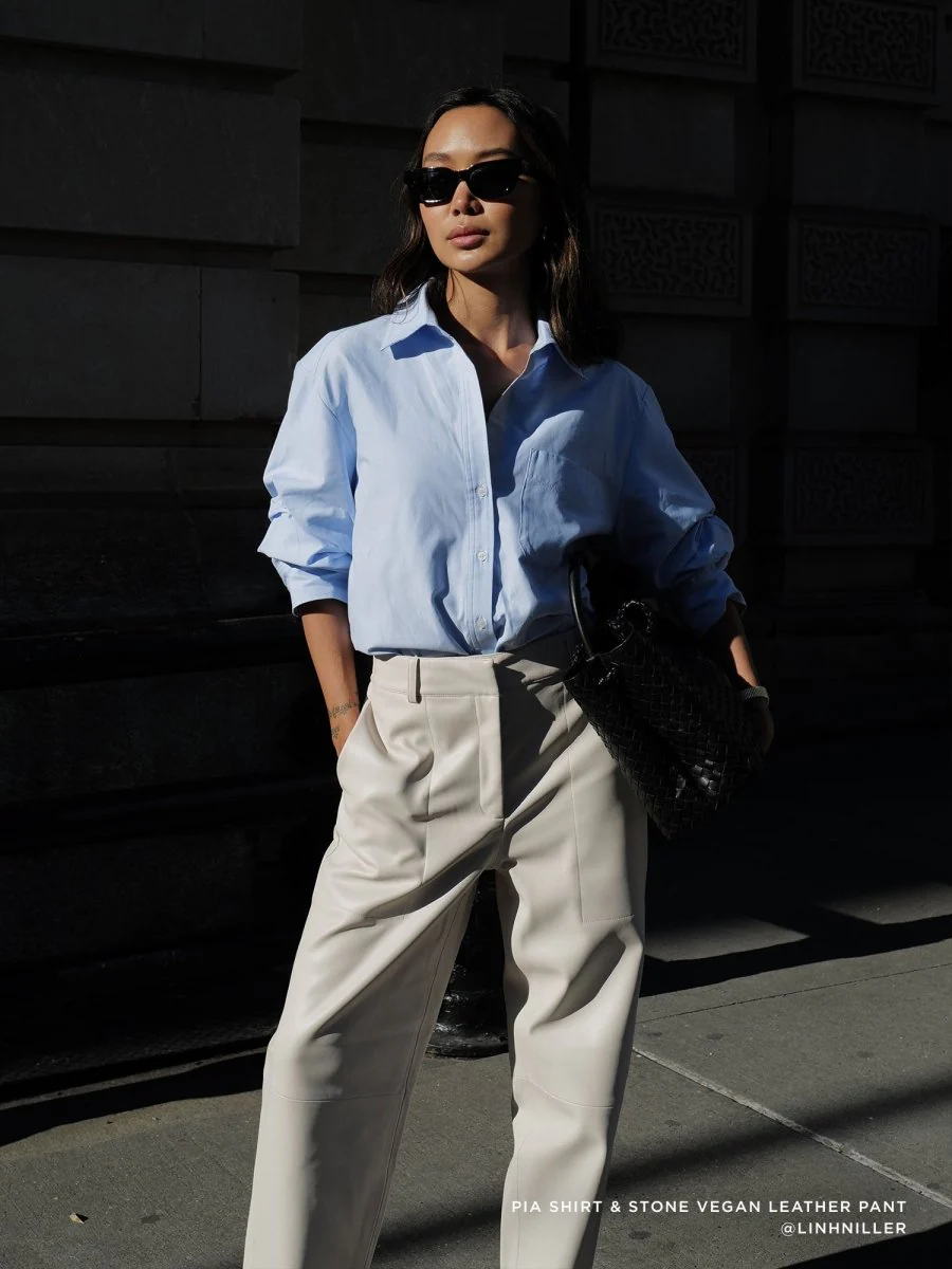 The Stone Vegan Leather Pant - Image 5